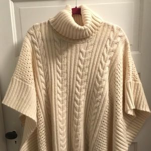 GAP knit poncho